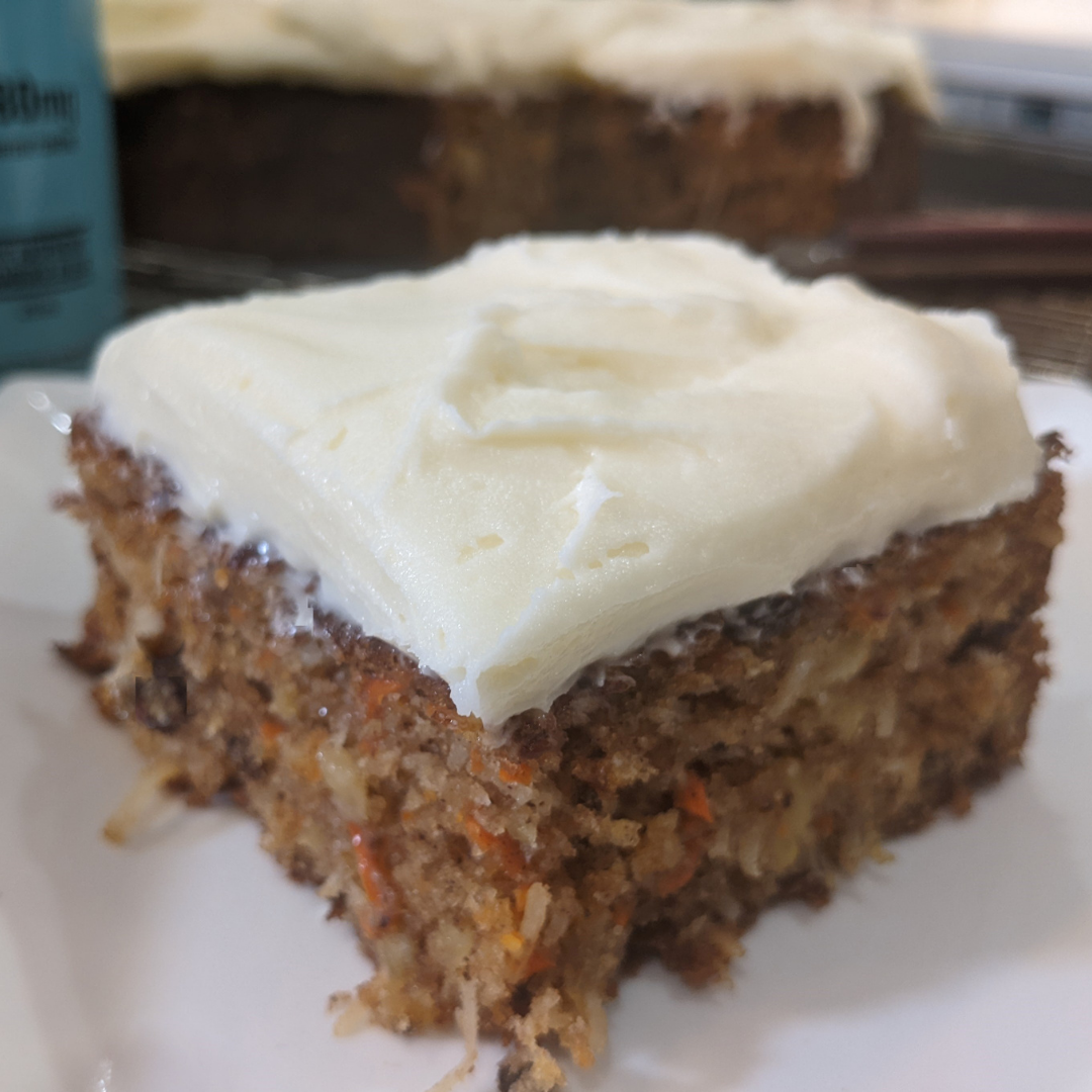 Carrot Cake with Cream Cheese frosting Recipe