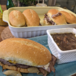 Roast Beef Melt With Au Jus Dipping Sauce Recipe