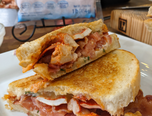 BLT Panini, Bacon, LOBSTER and Tomato