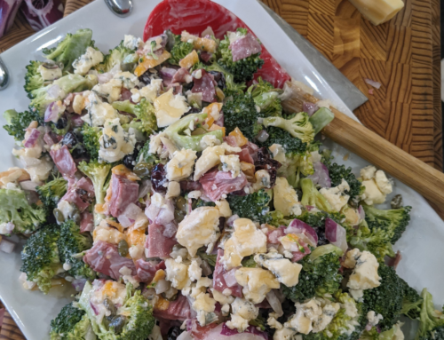 Broccoli Salad with Blue Cheese