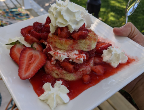 Strawberry Shortcake with Sweet Tea Biscuits