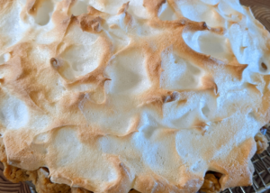 Rhubarb Custard Pie with Meringue Topping Recipe