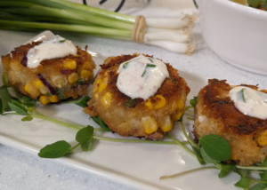 Crab Cakes with Shallot and Green Onion Remoulade Recipe
