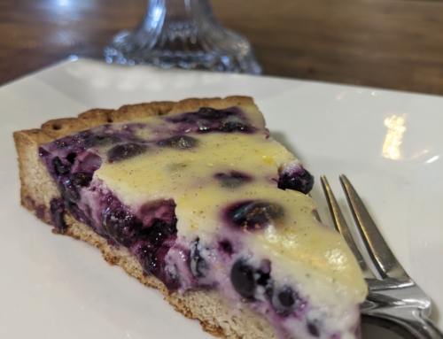 Finnish Wild Blueberry Tart