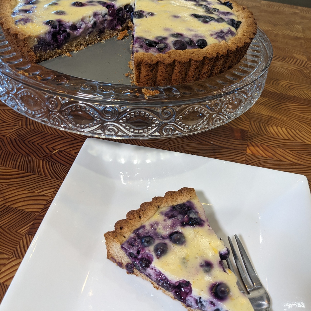 Finnish Wild Blueberry Tart Recipe
