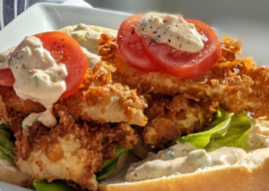 Crunchy Haddock Burger Recipe