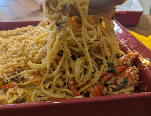 Lobster Spaghetti au Gratin