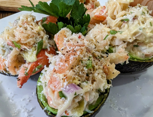 A Flavor Explosion: Snow Crab Stuffed Avocados with Fresh Herbs
