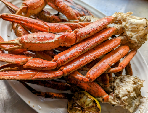 Cajun Culinary Delights: Grilled Snow Crab with Flavorful Cajun Butter