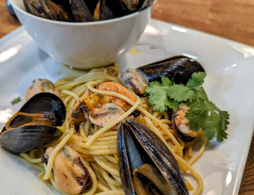 Maple Curry Mussels