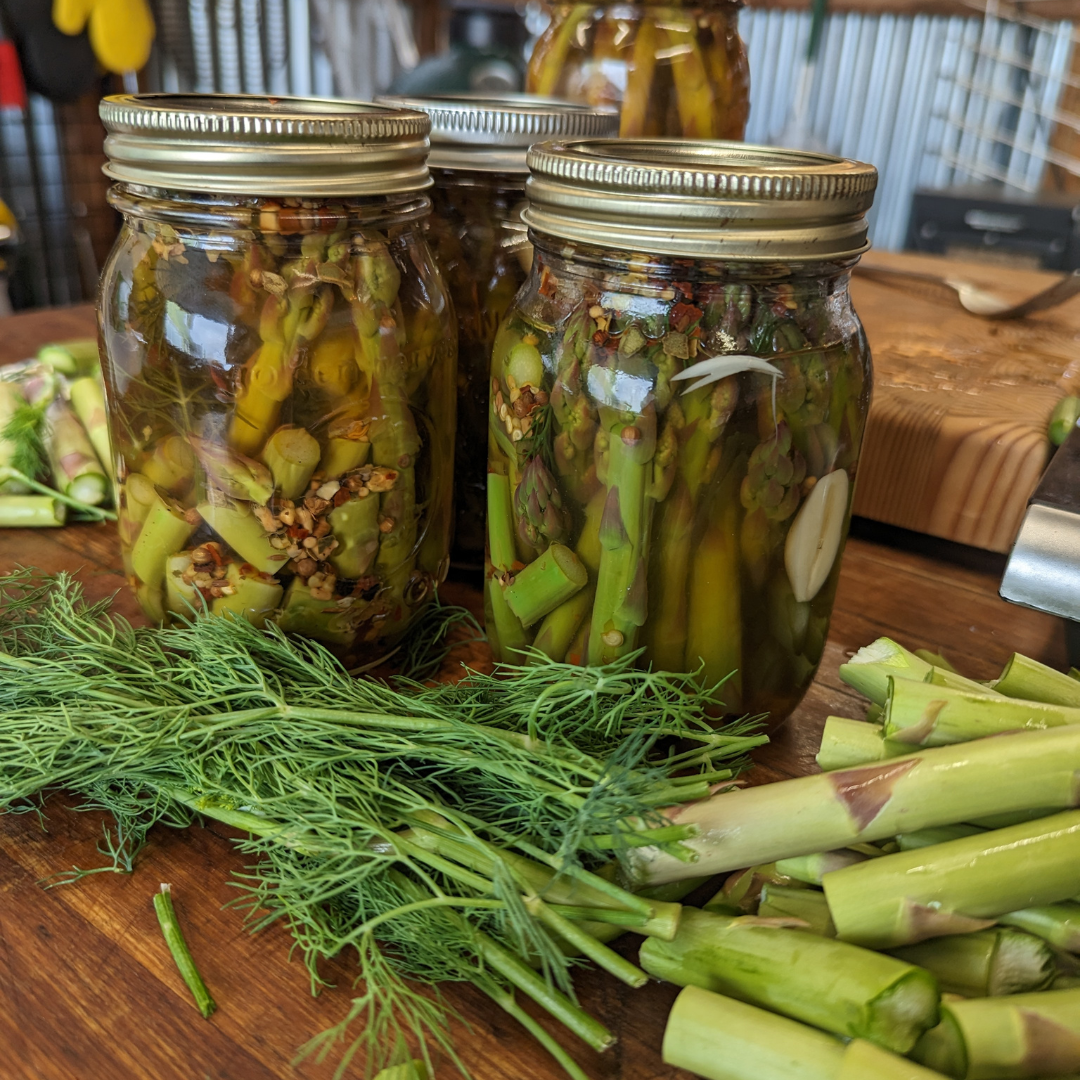Spicy Pickles Asparagus recipe