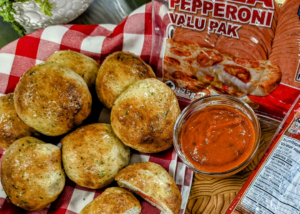 Air Fryer Pepperoni Pizza Buns recipe