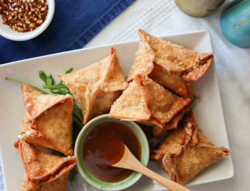 Crab Rangoon with Sweet and Sour Sauce