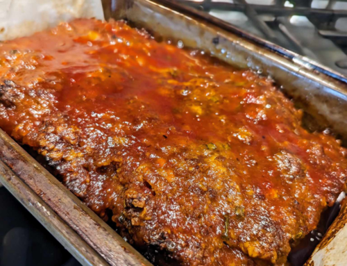 Homemade Meatloaf with Sweet & Tangy Sauce