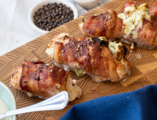 Bacon Wrapped Turkey Poppers